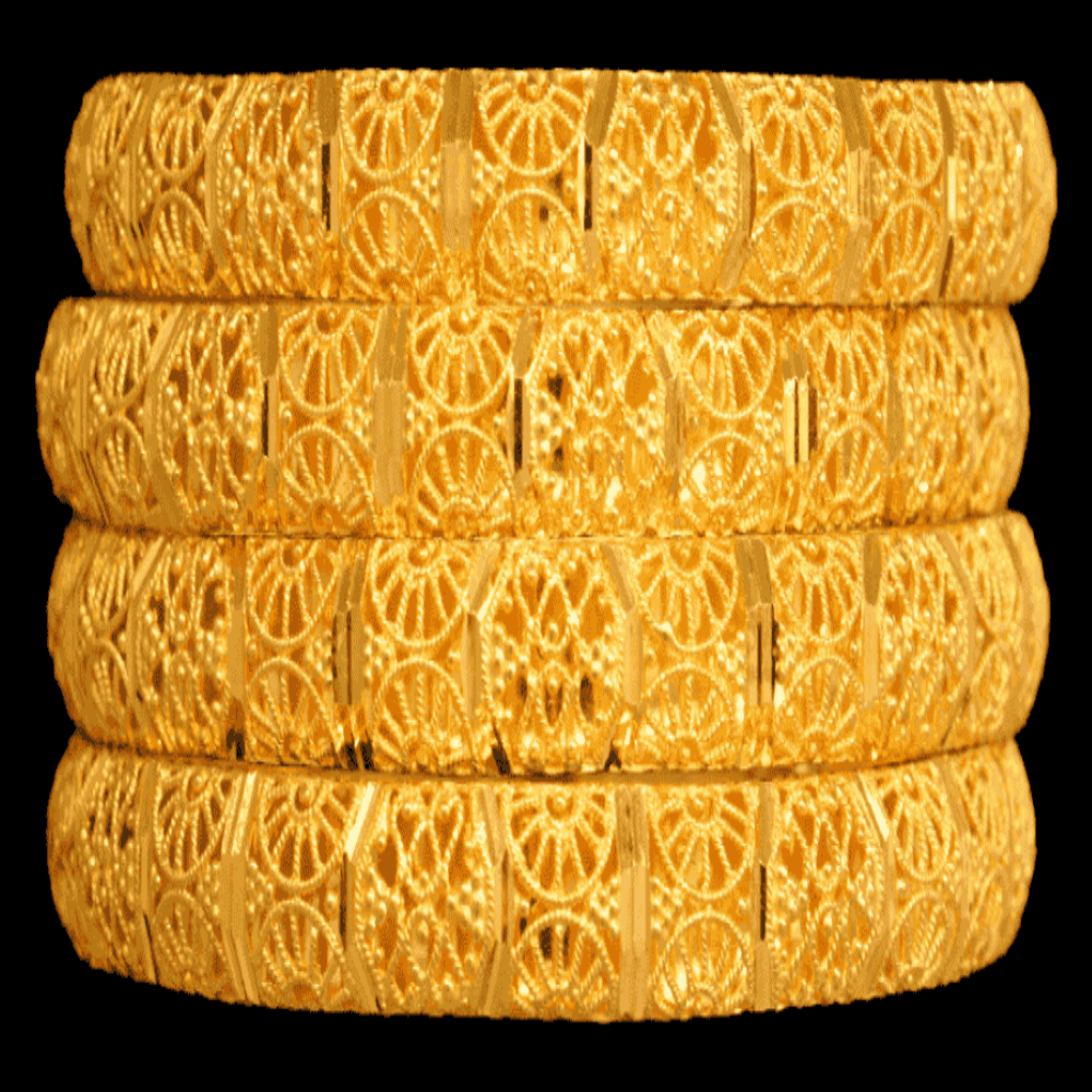 21k Gold Bangle Set (M)